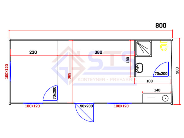 24 m² Modüler Ev 24 m² Modüler Ev