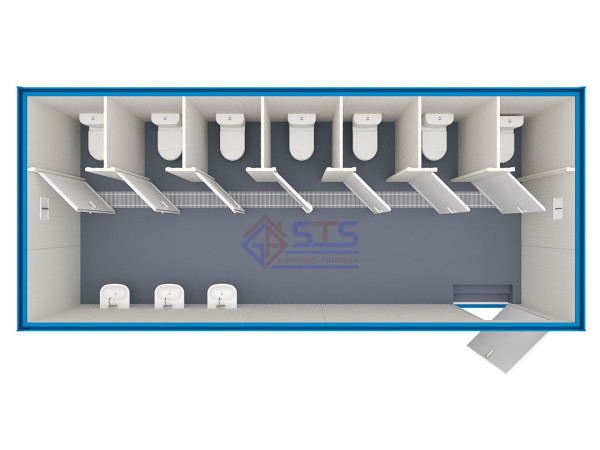 STS-307-1 WC Konteyner Klozet